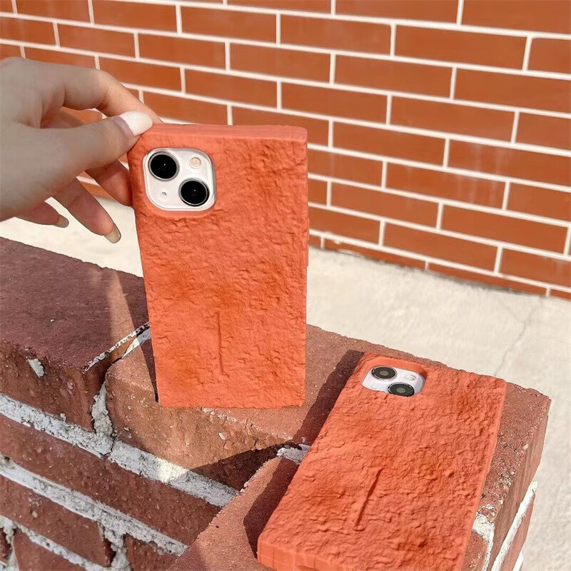 小鸣星(xiaomingxing)搬砖人手机壳硅胶砖头iphone14plus苹果11适用12