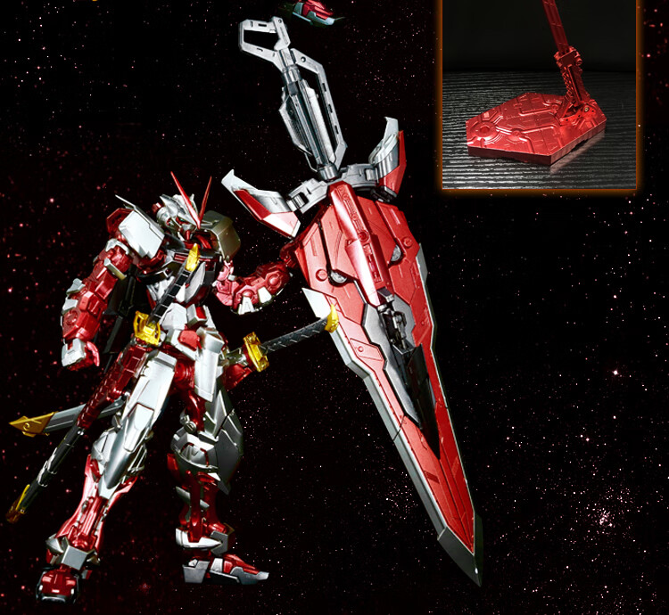 万代bandaibandai万代金属着色mg红色异端高达改迷惘敢达拼装模型