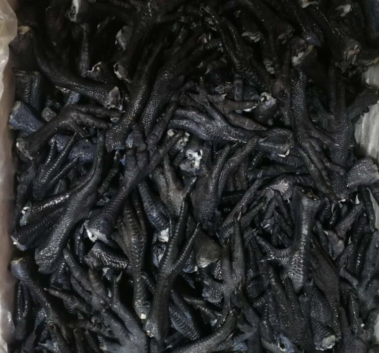 新鲜乌鸡爪4斤40只左右黑鸡爪乌凤爪乌鸡脚