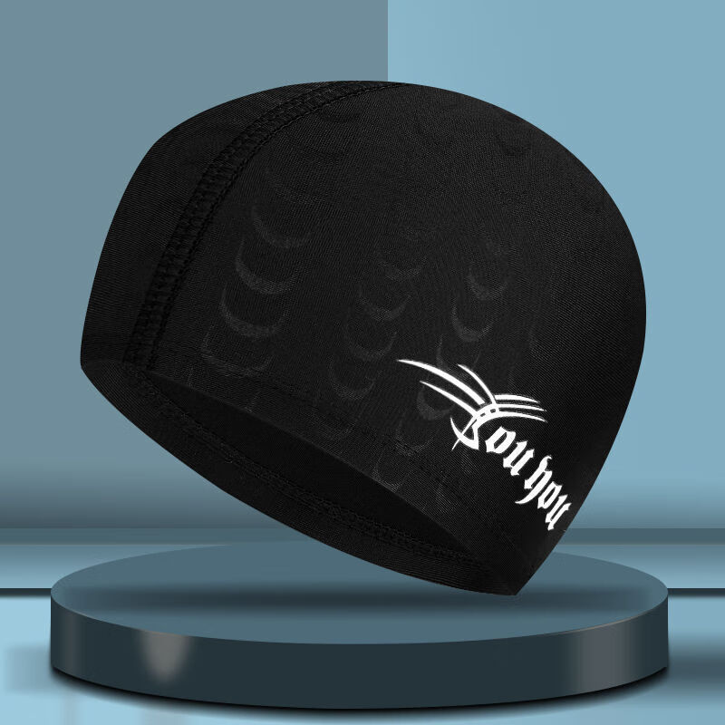 高品质泳帽泳帽男防水游泳帽男士舒适不勒头布帽护耳帽成人温泉帽子