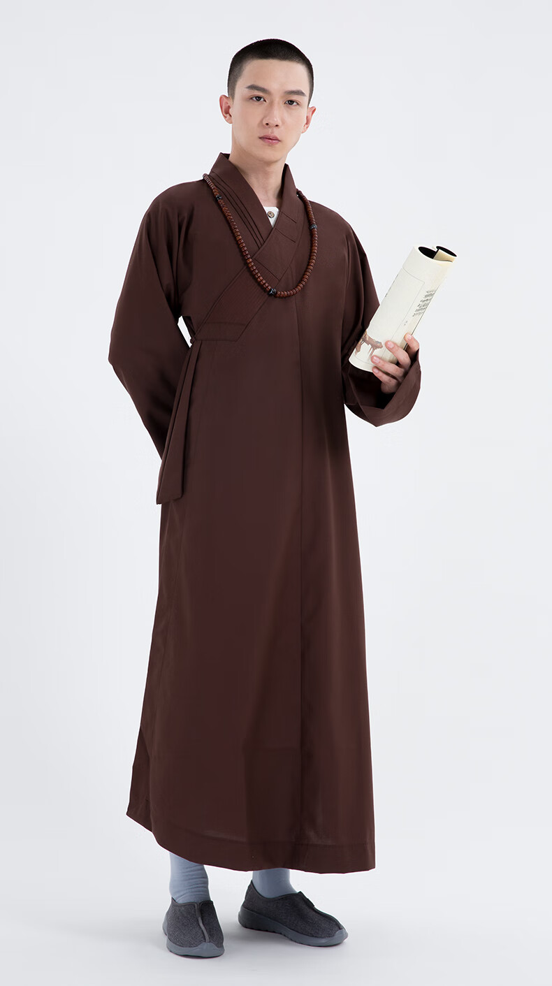 出家人僧人服装夏天衣服僧服大褂四季款长褂佛教出家僧人和尚服长衫