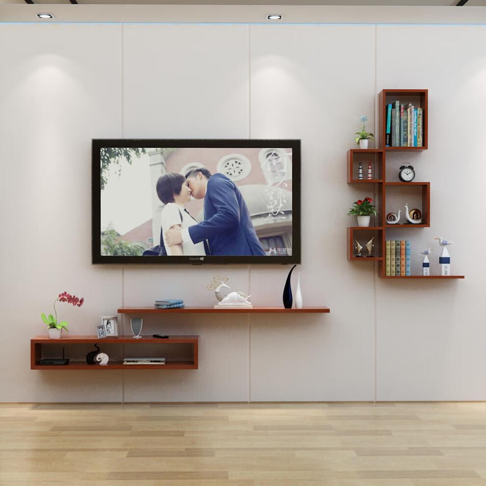 悬挂式墙上电视柜悬挂电视柜吊柜简约挂墙挂壁电视柜背景墙柜置物架
