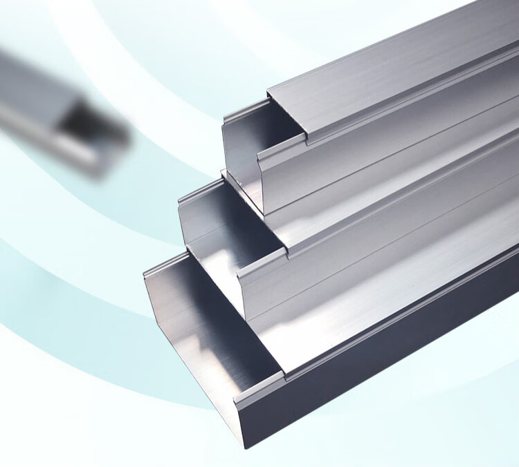 地槽板铝合金方型铝合金线槽明装遮线装饰走线槽墙壁墙面地板布线电缆