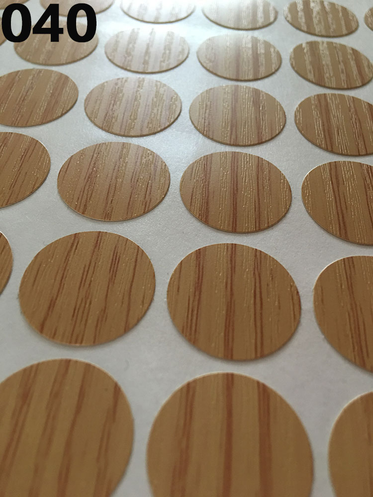 家具环美贴 自带背胶pvc螺丝孔贴纸木纹贴皮 三合一美纹贴 099(21毫米