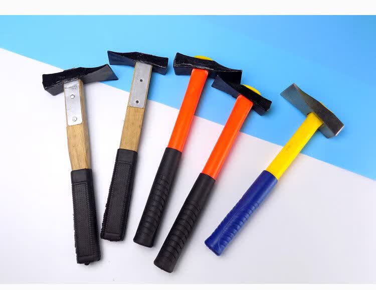 佳楚胶柄全抛光砖刀瓦工工具加固木柄刨锛大号