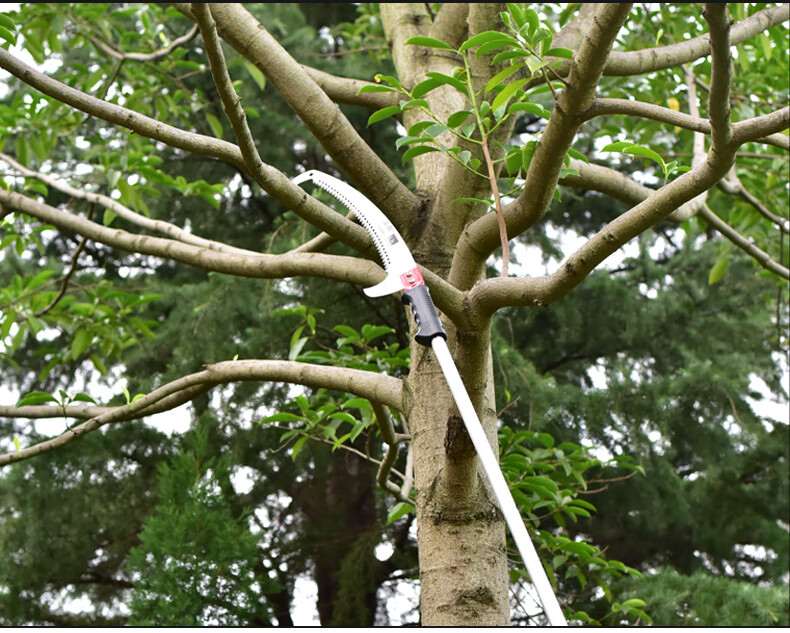 多功能园林工具手锯修剪果树锯伸缩高空锯树枝锯子双钩锯高枝锯睿丹熙