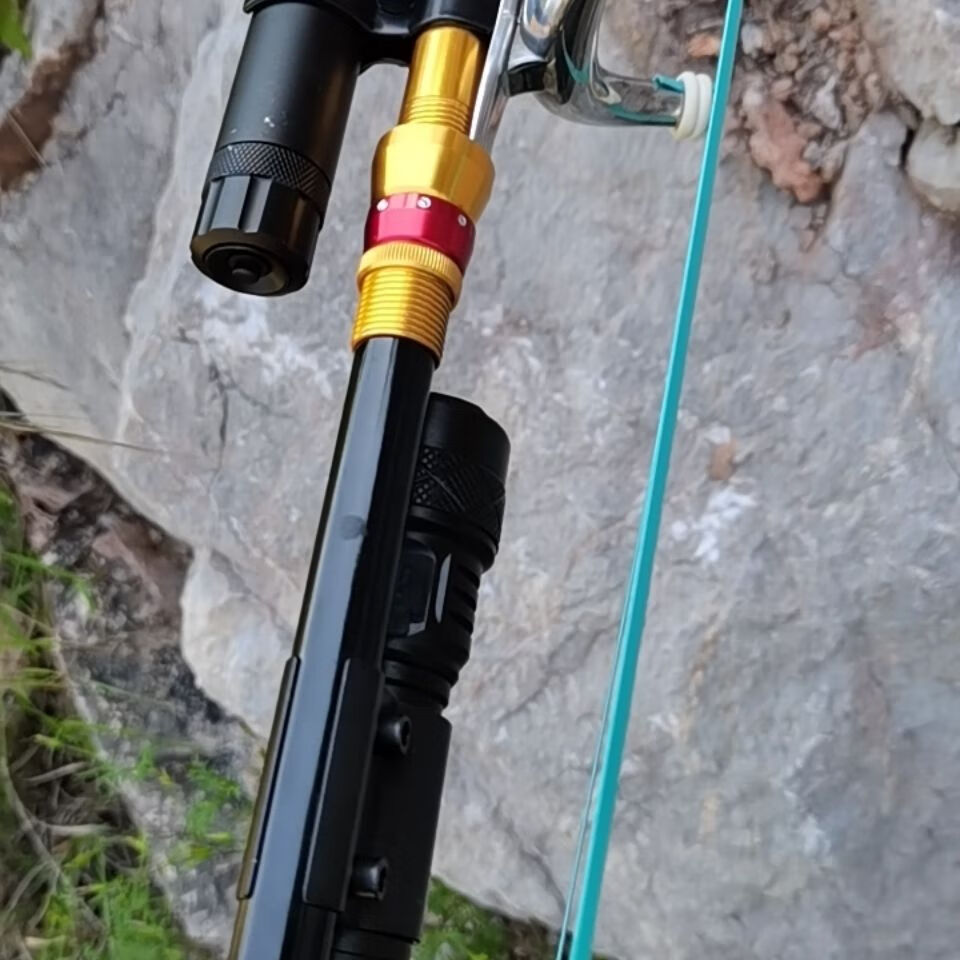打窝器弹弓卡球打窝器瞄准器长杆弹弓飞虎打窝器绿激光强光手电