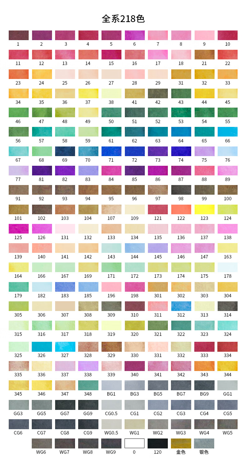 进阶80色 针管笔 高光笔 马克纸 色卡【图片 价格 品牌 报价】-京