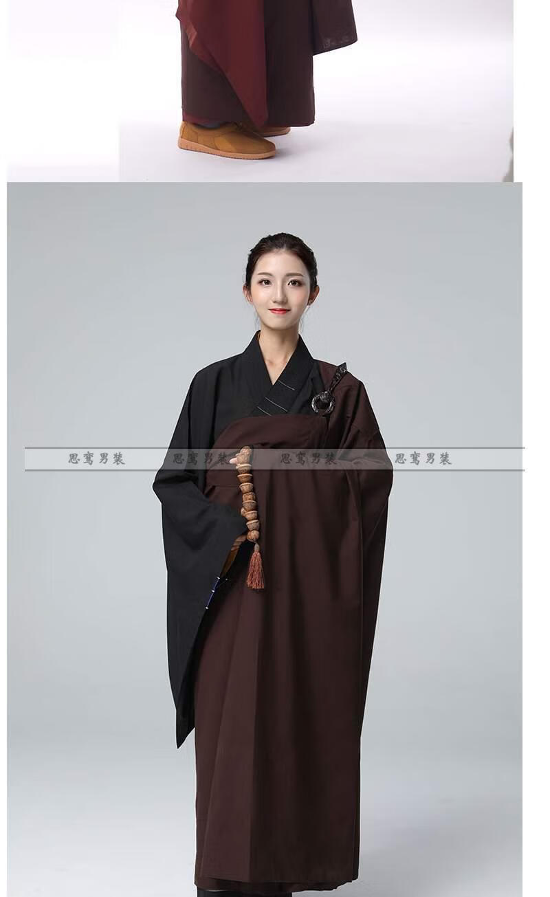 思鸾 佛教袈裟搭衣僧衣僧服海青居士服怅衣祖衣缦衣五条衣七衣九衣