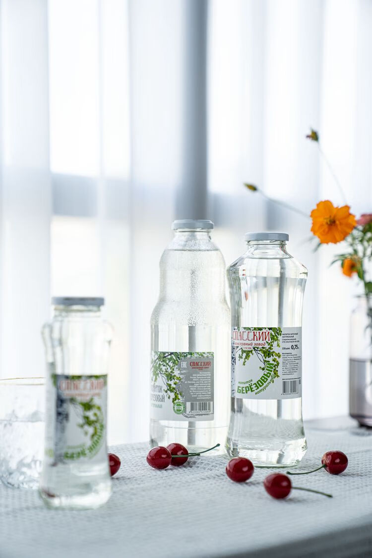 罗斯纯白桦树汁 1l 原装进口纯白桦树汁营养d脂肪轻断食健康果蔬汁