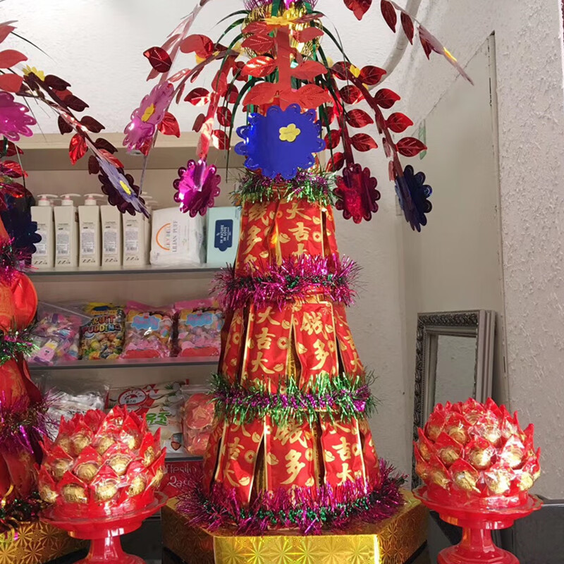 发大财红包喜糖果开业乔迁大吉大利年会潮汕供佛拜妈祖中秋糖塔 几种