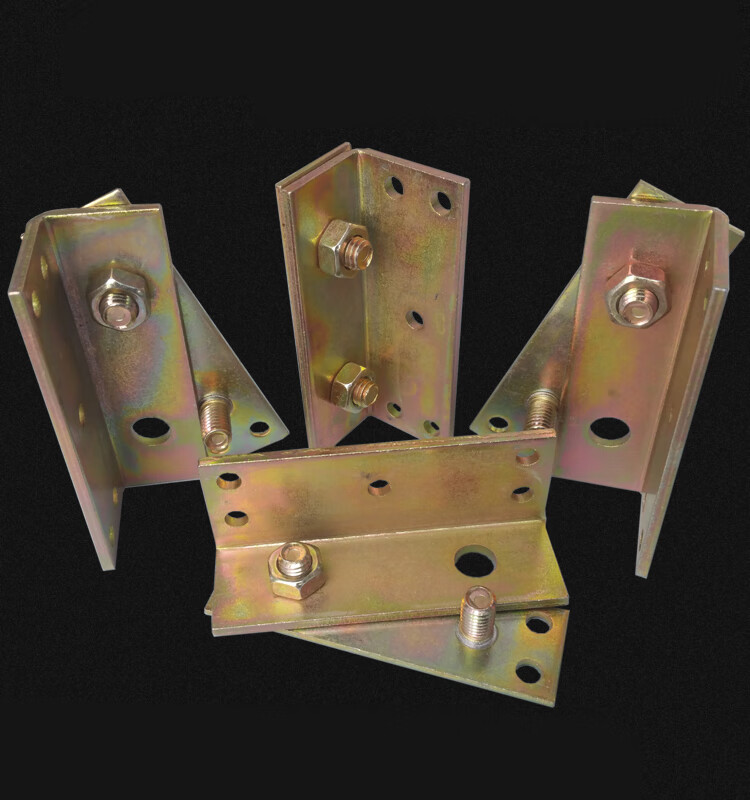 床铰链木床连接件加厚床铰链实木床配件高低床固定五金重型角码床铰