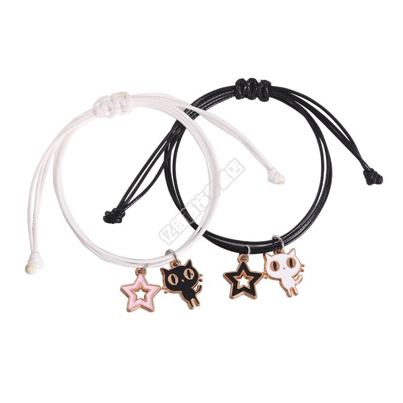 小皮套头绳情侣一对给男朋友带的皮套头绳男生手腕情侣送男朋友的小