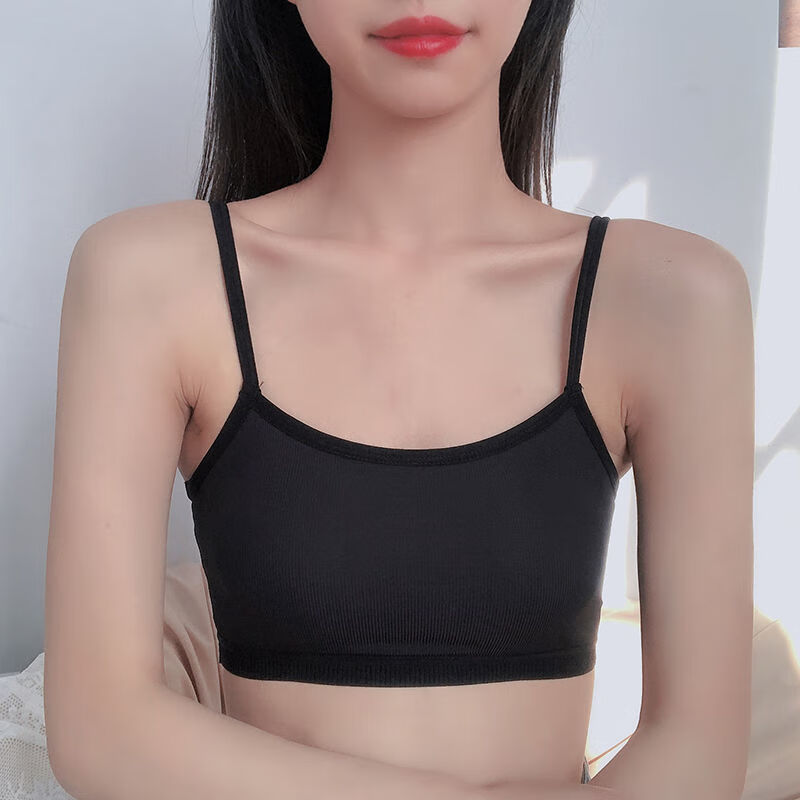 南极人同款学生冰丝打底衬少女抹胸裹胸美背吊带小背心内穿外搭睡眠