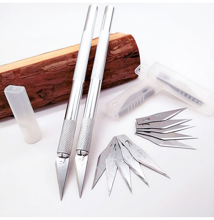 雕刻刀木工手工美工学生厨师雕花章纸雕模型刻刀工具刀片 刻刀1把 20