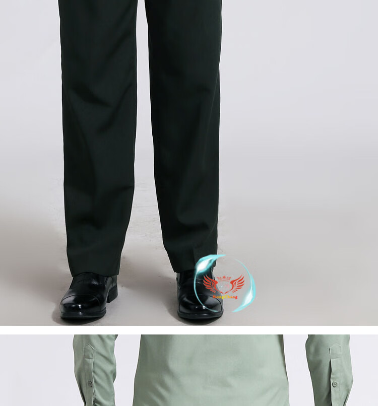 际华夏常单裤07式夏季男士夏裤正装长裤西裤 lujun裤子表演服饰松枝绿