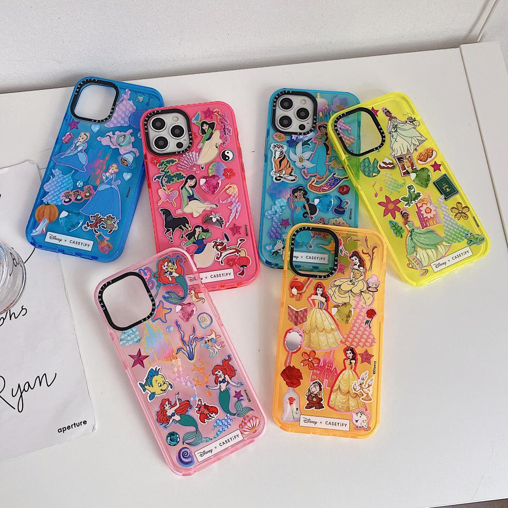 鹿纯casetify迪士尼公主适用iphone13promax苹果12xs美人鱼手机壳ca深