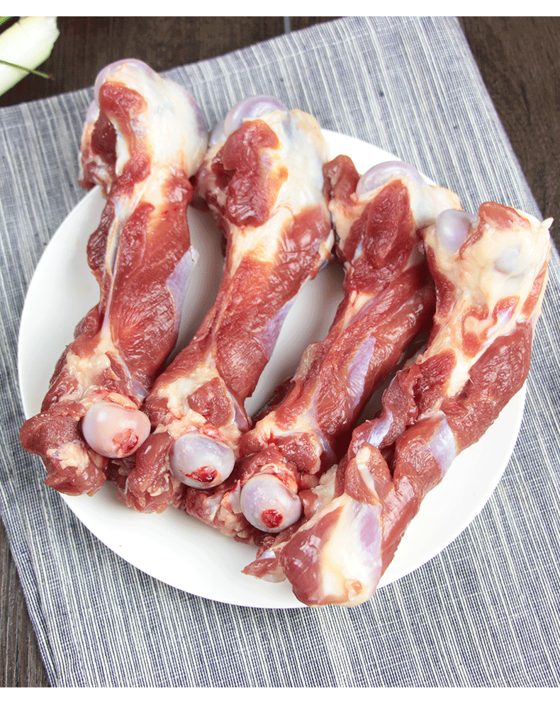 新鲜羊汤骨内蒙古乌珠穆沁羊肉羊骨髓羊肉棒骨羊骨头2斤装精切断发货