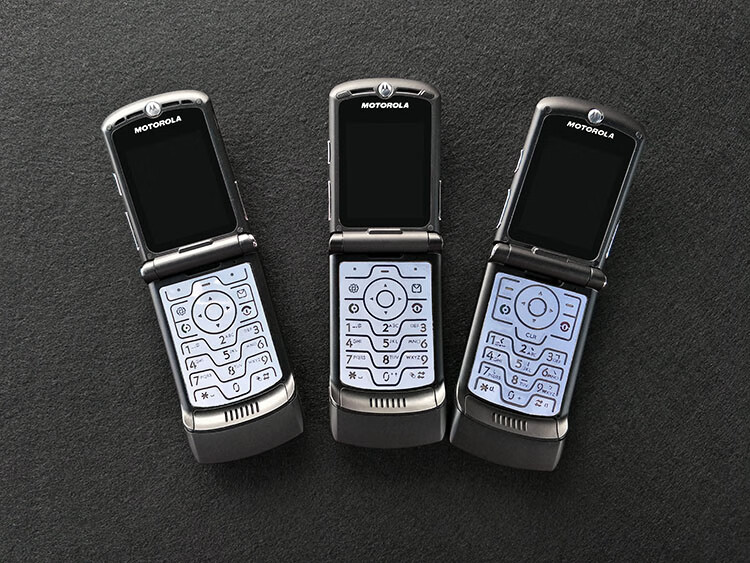 摩托罗拉v3翻盖手机v3c电信经典怀旧v3ie移动联通老年人备用v3c黑色