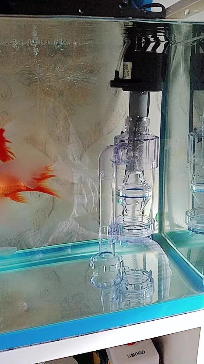 鱼马桶粪便分离器鱼便分离前置过滤清便外置鱼缸过滤桶沉淀仓 水位50