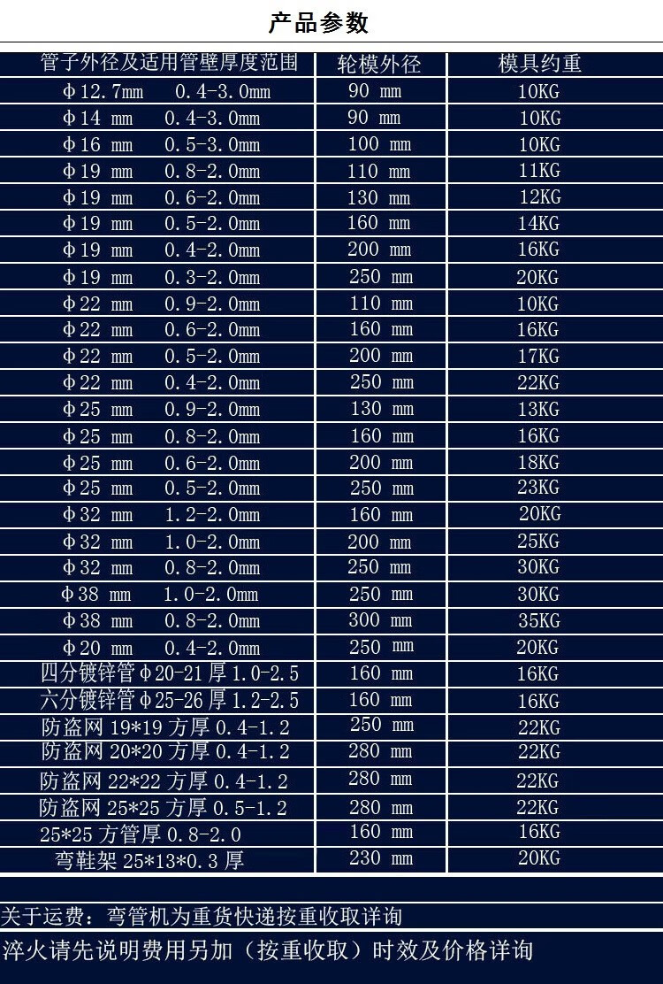 弯管器22手动弯管机模具25不锈钢铁管弯管器19小型弯管机手动型m 25