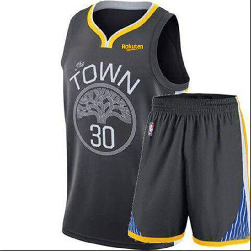 滕讯体育同款勇士队球服30号尼克杨6号汤普森11号杜兰特球衣学生队服