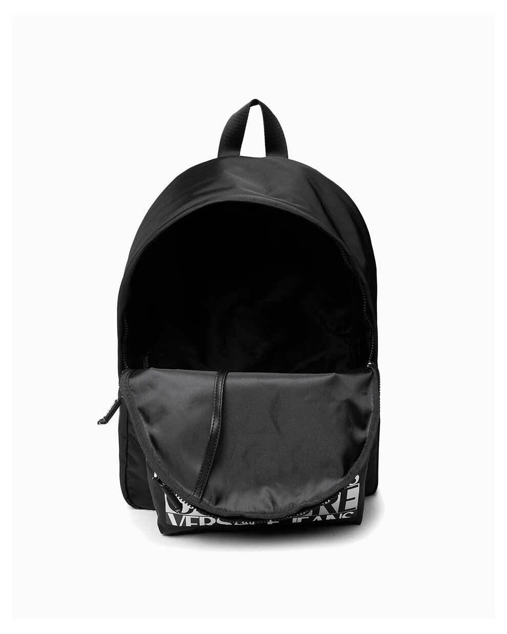 jeans couture 范思哲 2021新款男女通用尼龙白色徽标图案双肩包背包