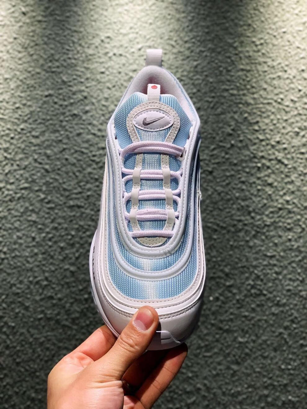 中国专卖官方 air max 97 耶稣圣水上海限定万花筒撒旦银头 男女气垫