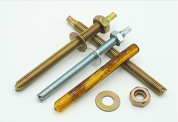 禄维钢 高强度化学螺栓国标建筑膨胀螺丝镀锌药剂锚栓 m8m12m16m20m24