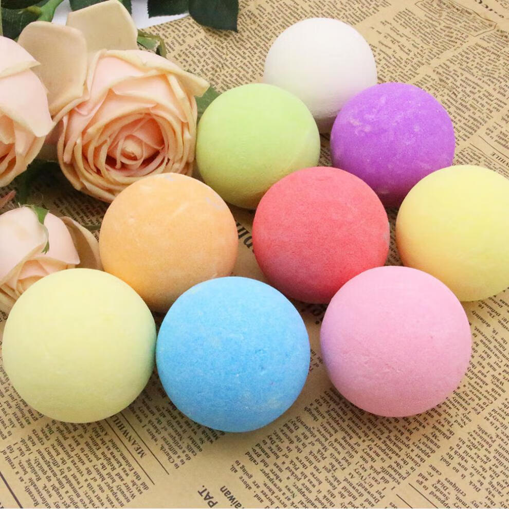 精油浴盐泡澡球爆炸网红沐浴球儿童泡泡浴球气泡弹洗澡泡脚球用品h 15