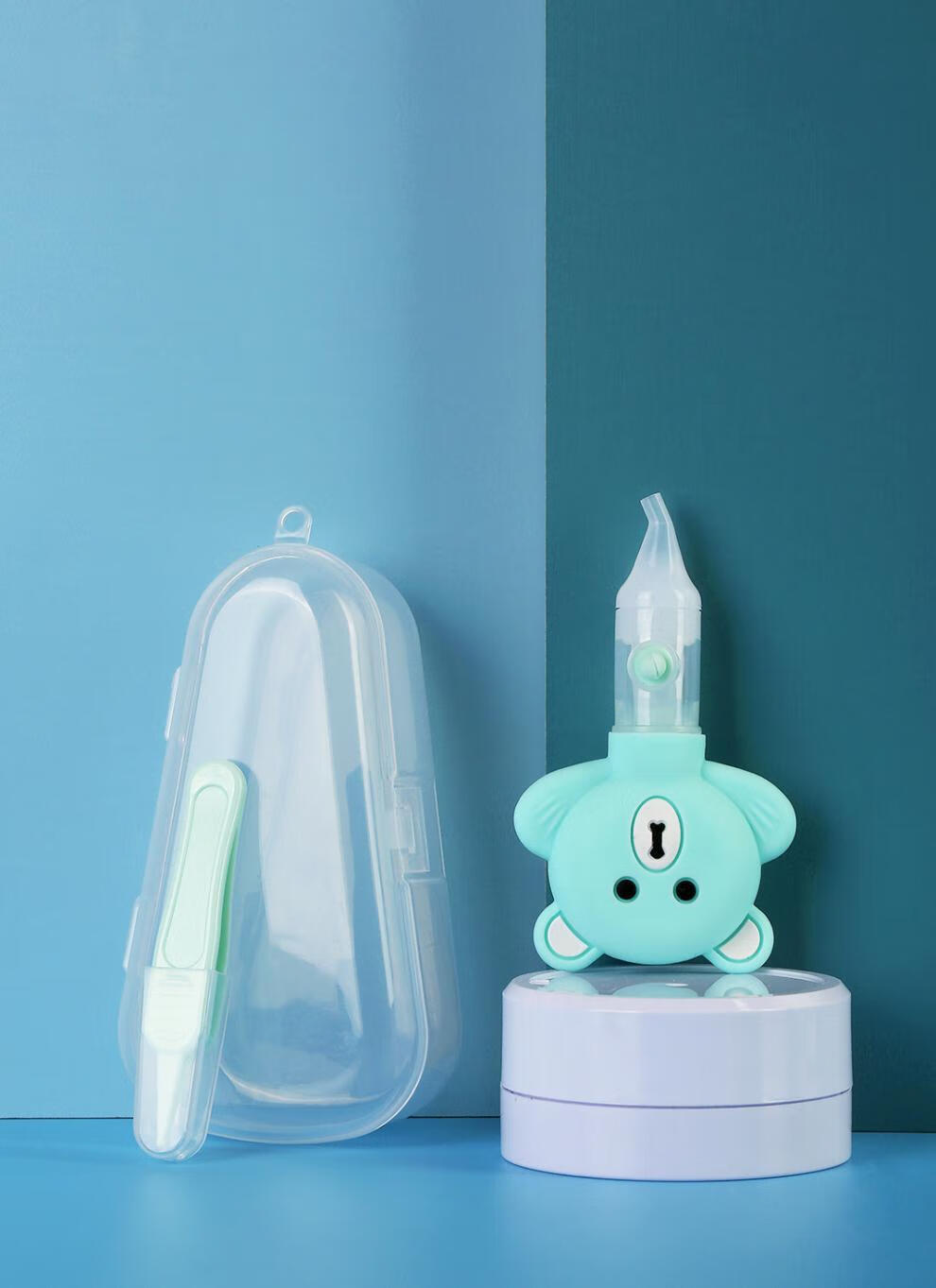 婴儿吸鼻器新生儿宝宝掏鼻屎鼻塞通鼻器婴幼儿童吸鼻涕清理神器 吸鼻