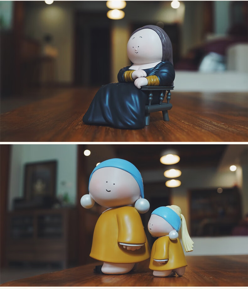 馆大艺术家系列潮玩摆件世界名画手办公仔少女心生日礼物 人类之子