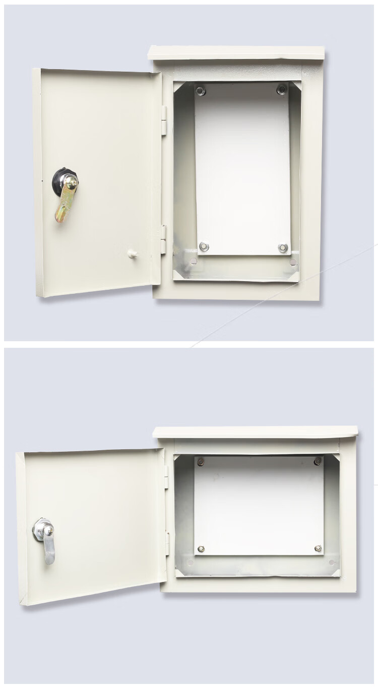 户外室外防雨箱电表箱配电箱明装小200300工厂用电箱盒军绿色