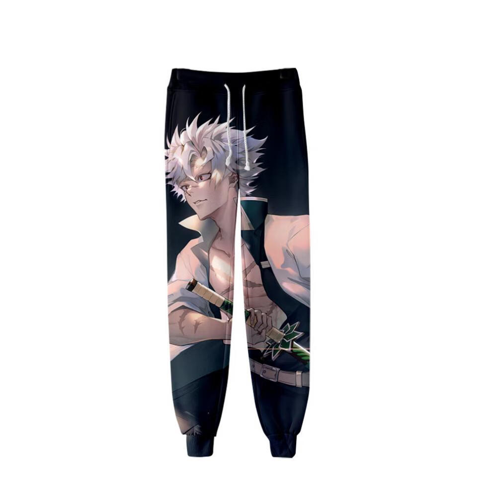 动漫周边时尚 周边3d数码彩印男女款束脚裤潮二次元游戏周边裤子新款