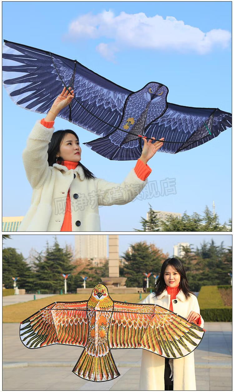 老鹰风筝特大老鹰风筝大人专用大型超特大翅膀网红风筝2022新款潍坊