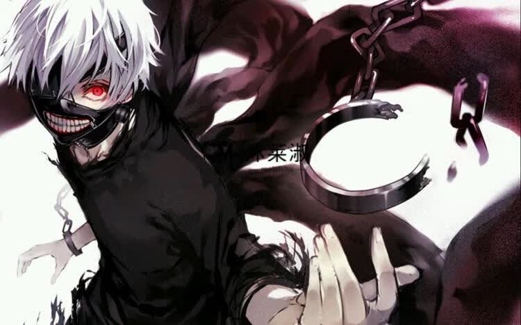 万代bandai东京食尸鬼喰种金木研面具面罩套装动漫周边cospla面具眼罩