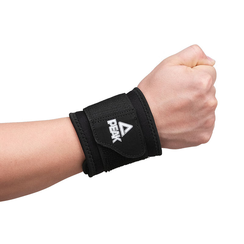 匹克透气缠绕式单杠羽毛球篮球运动腱鞘保护手腕绑带男女yh21106黑色