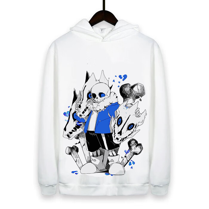 骷颅兄弟传说之下errorsans连帽加绒套头卫衣cos服steam骷颅兄弟under