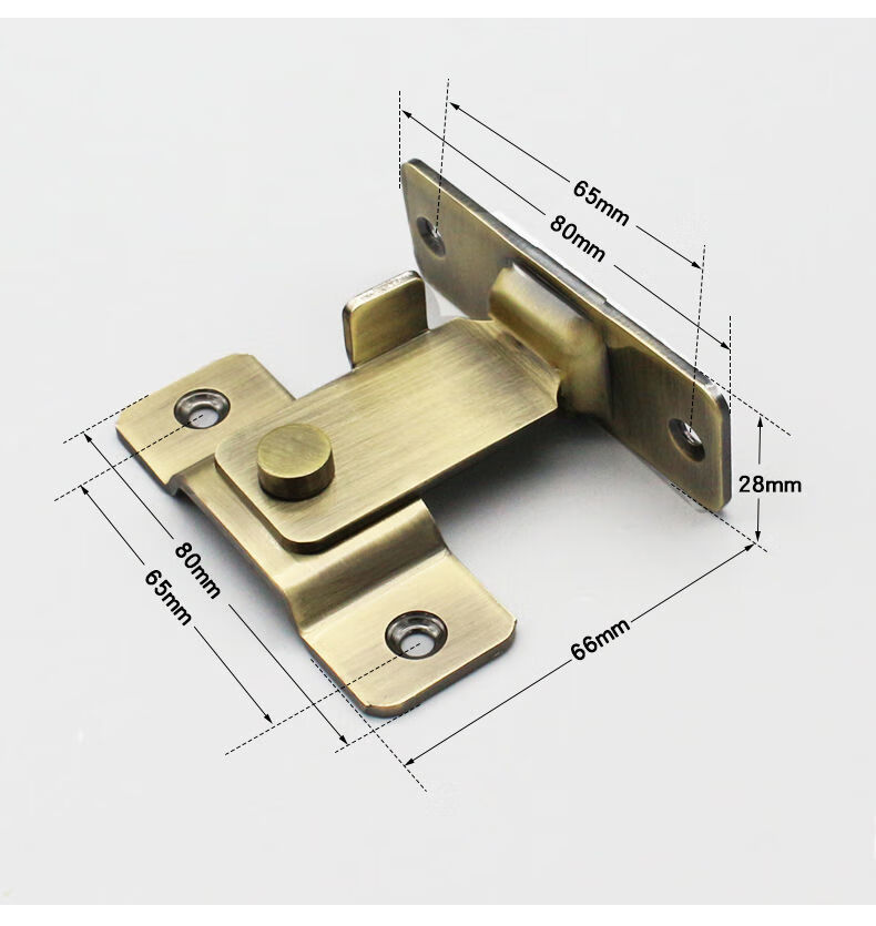 插销门栓锁扣免打孔90度仓谷门扣直角锁推拉门锁插销房门门扣移门锁扣