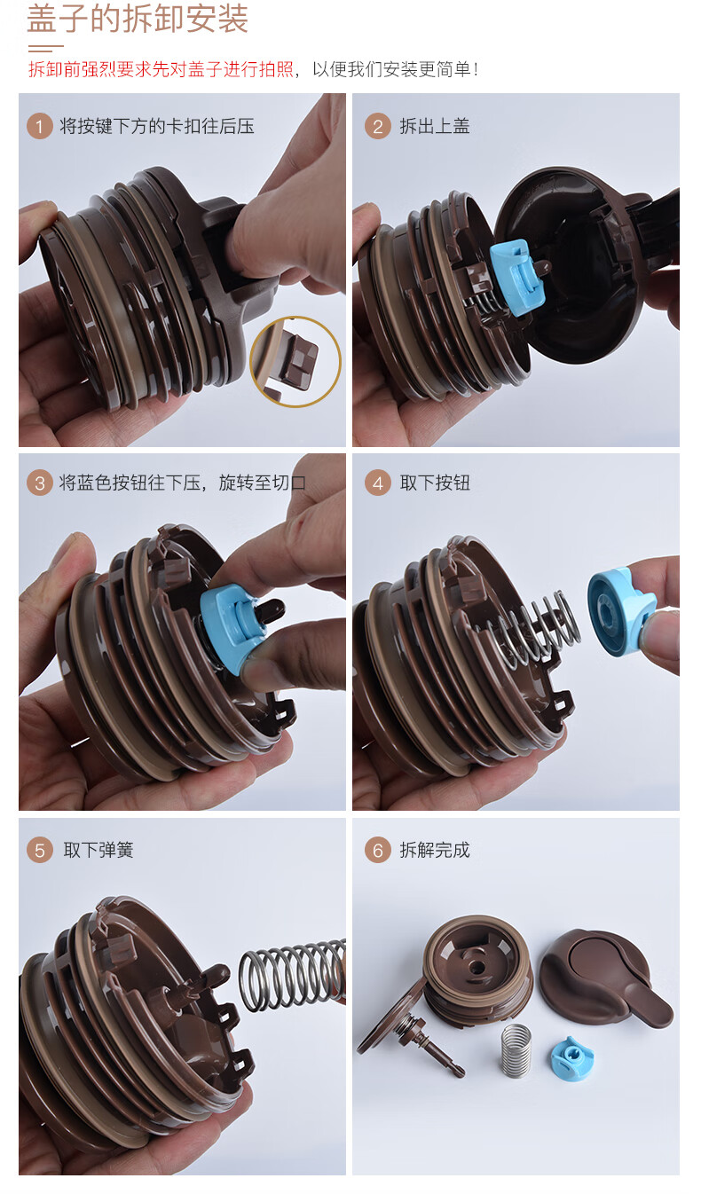 膳魔师家用保温水壶thv15012001ths原装漏垫圈盖子配件ths系列通用