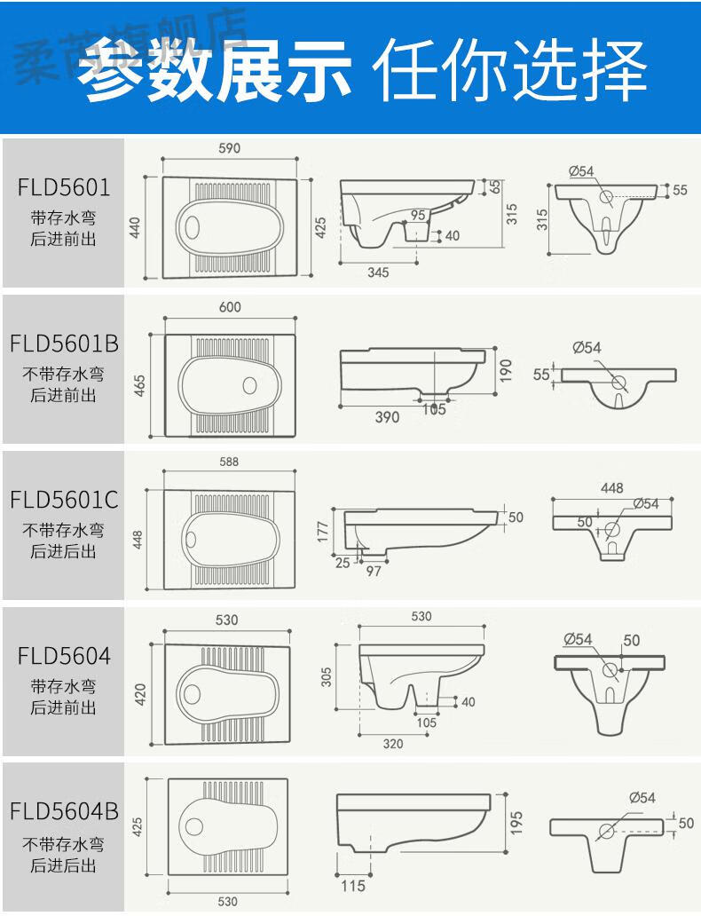 法恩莎蹲便器蹲便器蹲坑式水箱整套装家用卫生间蹲厕蹲便厕所大便器