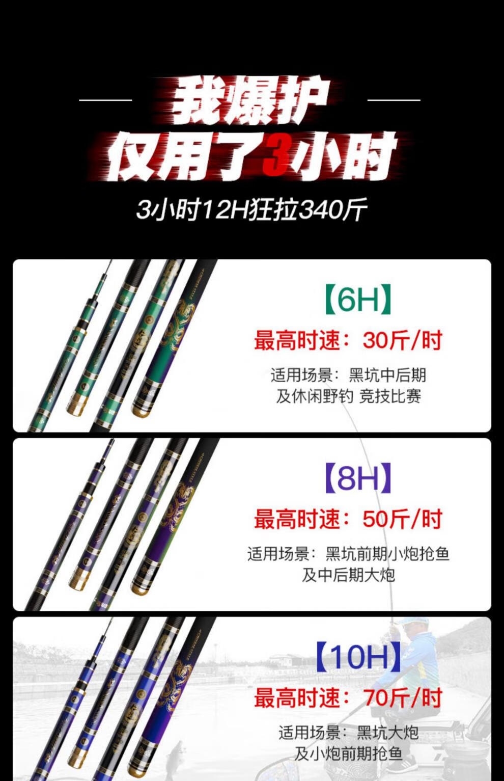 邓刚武汉天元邓刚旗舰店千川4号四号三号金版钓鱼鲢鳙鱼竿刚舟鲤4四代