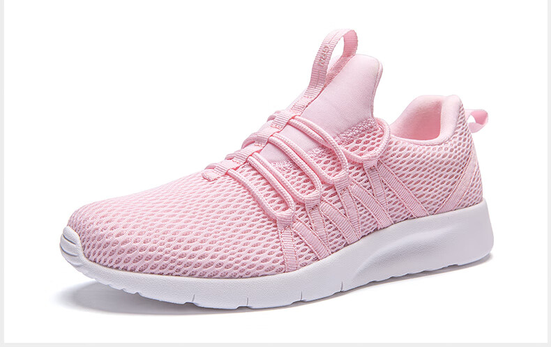 贵人鸟女鞋运动鞋秋季一脚蹬轻便网鞋女生休闲百搭透气黑色鞋子女士网