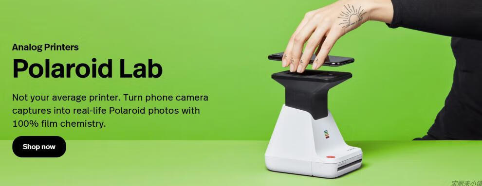 宝丽来(polaroid)宝丽来影塔打印polaroid lab连手机拍立得生日礼物送