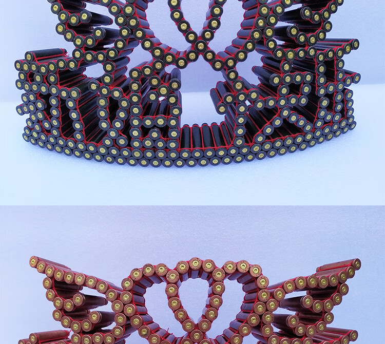 欧因子弹壳工艺品9503弹壳线编弹壳工艺品壳工艺品百年好合新婚快乐