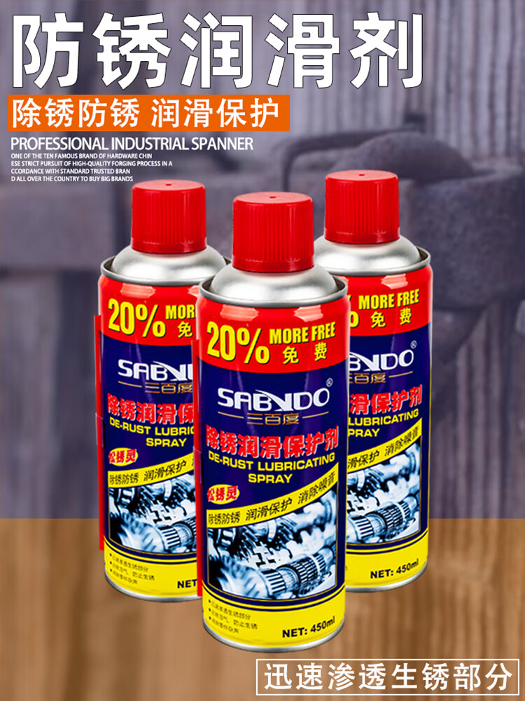 适用金属除锈剂防锈润滑剂强力螺丝螺栓松动剂汽车防锈油喷剂防锈工具