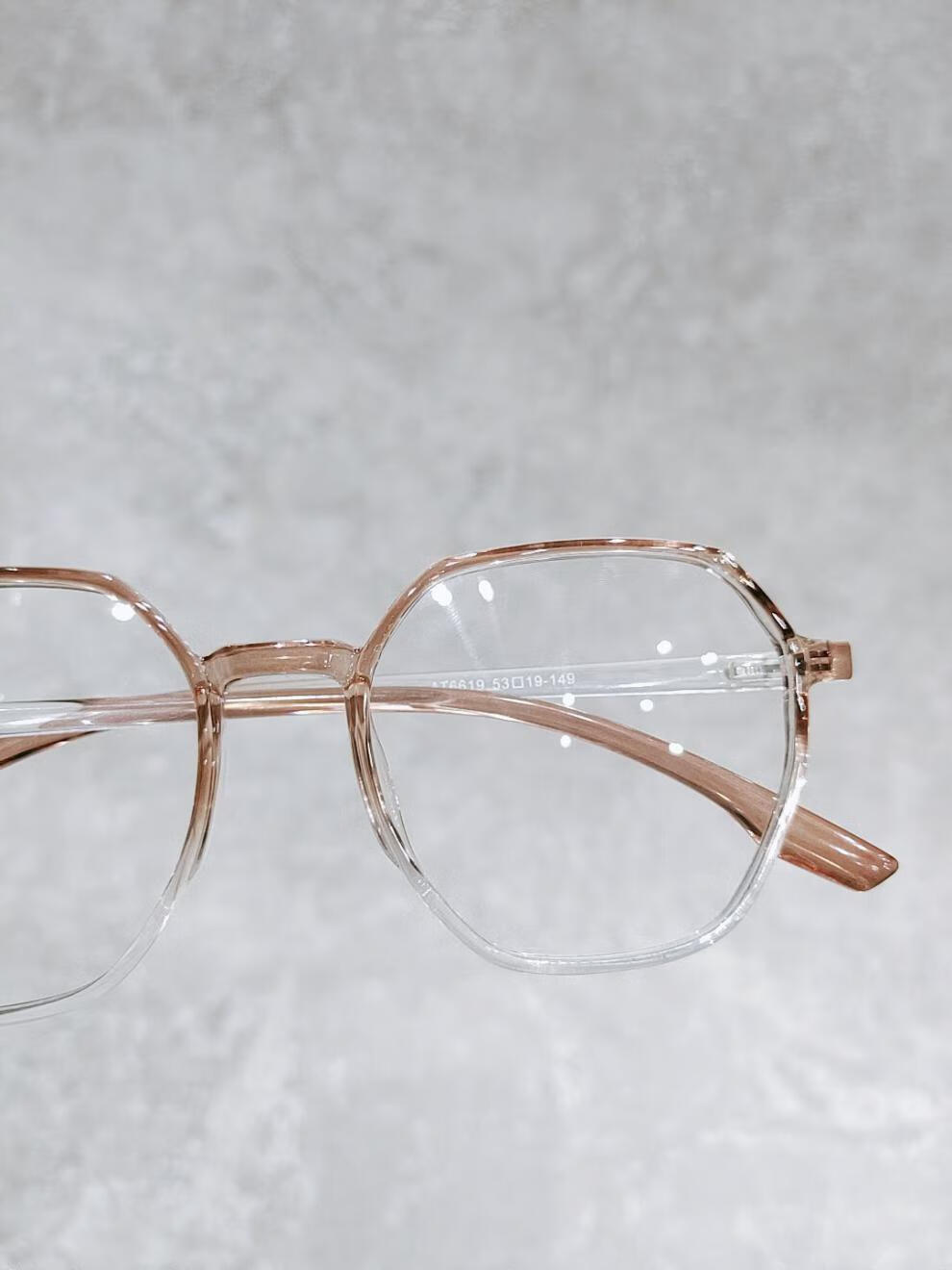 卡若登新品星空渐变蓝眼镜眼镜女圆脸学生韩版网红眼镜框防蓝光平光无