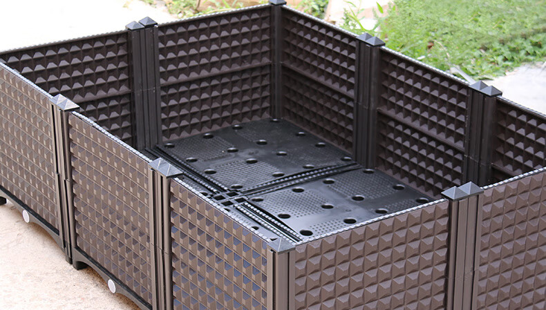 蔬菜种植箱天台种菜箱阳台种菜神器家庭塑料种菜盆长方形架高长条单