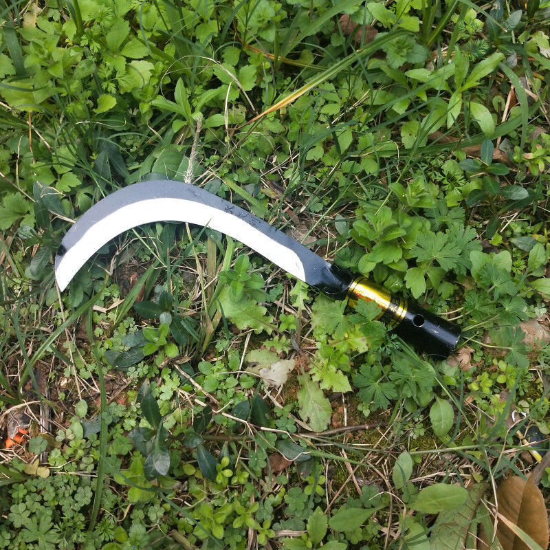 割草刀户外农用工具柳叶镰刀割菜刀割草刀割香蕉弯刀水草刀 柳叶镰刀