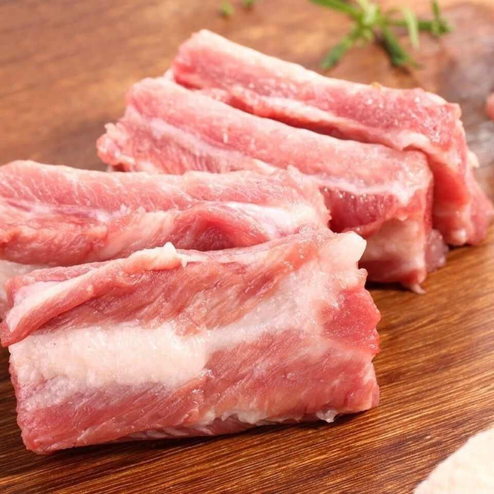 新鲜排骨多肉猪排骨整条排骨小排切段排新鲜冷冻批发新鲜多肉猪排骨2